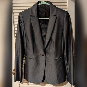 Antonio Melani 2 Piece Gray Suit Skirt Set | Size 2 Jacket, Size 0 Skirt